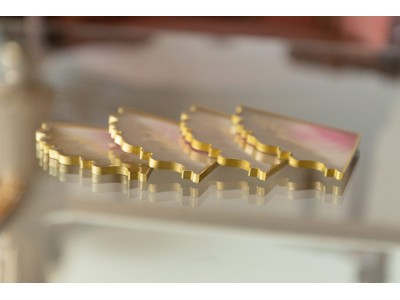 ΦΟΥΞΙΑ - ΧΡΥΣΟ ( 4 τεμάχια )