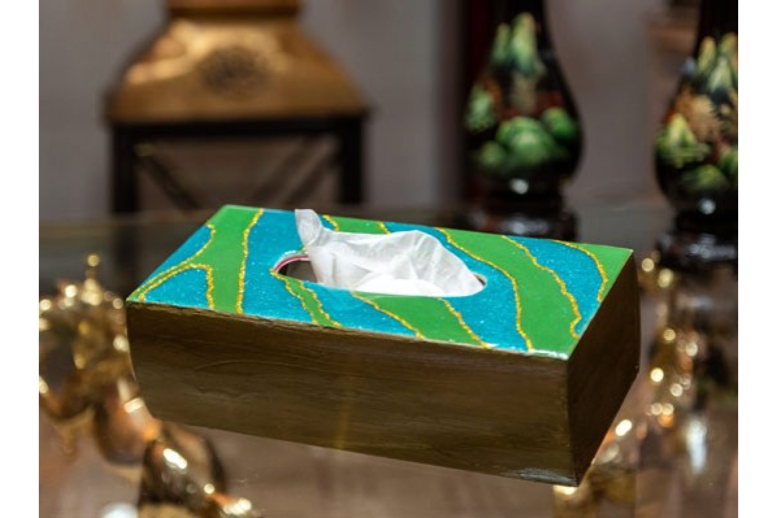 ΘΗΚΗ ΧΑΡΤΟΜΑΝΤΗΛΩΝ ΠΡΑΣΙΝΟ - ΠΕΤΡΟΛ