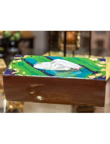 ΘΗΚΗ ΧΑΡΤΟΜΑΝΤΗΛΩΝ ΜΠΛΕ - ΠΡΑΣΙΝΟ Copper