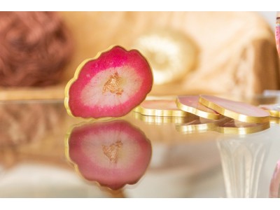 ΦΟΥΞΙΑ - ΧΡΥΣΟ ( 5 τεμάχια )